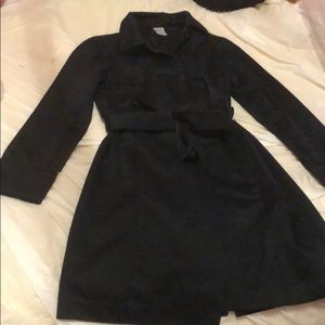 Old Navy Black Trench Coat